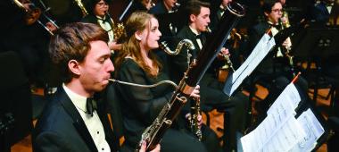 This is an image of Susquehanna University's Symphonic band.